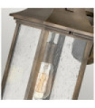 Applique murale extérieur Hinkley Fonte d'aluminium,verre grainé transparent Bronze bruni