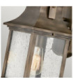 Applique murale extérieur Hinkley Fonte d'aluminium,verre grainé transparent Bronze bruni