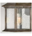 Applique murale extérieur Hinkley Fonte d'aluminium,verre grainé transparent Bronze bruni