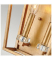 Hinkley pendant light Steel, crystal Aged brass