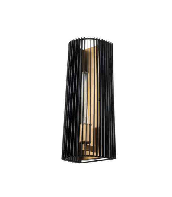 Lampada da parete Kichler Acciaio nero e ottone naturale