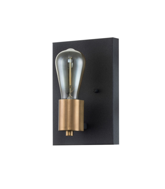 Hinkley wall light Aged zinc steel and heritage brass