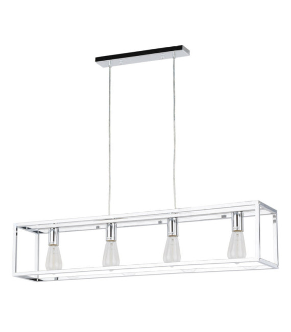 Sigalo pendant light Metal alloy Chrome