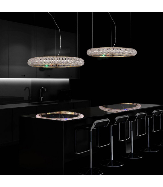 Ciondolo design NOBILE in oro 24 carati 1 lampadina
