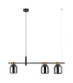 Servio Black Steel Pendant