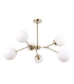 Plafonnier Annes Verre,acier,aluminium Antique Bronze