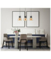 Darlena Pendant Black Steel