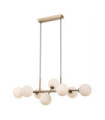 Suspension Mirellio Acier,Aluminium Miel Laiton