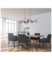Erimida Pendant Lamp Glass, Steel Charmes