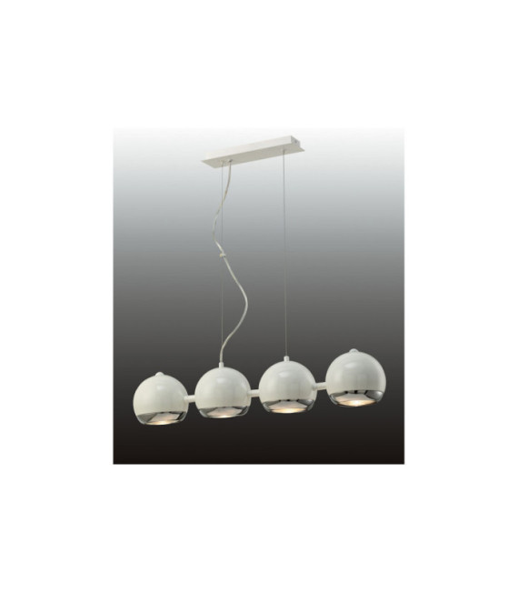 Suspension Sferio Alliage métallique Blanc