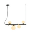 Suspension Reverso Verre,Acier Noir,Or