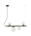 Suspension Reverso Verre,Acier Noir,Or