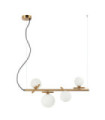 Suspension Reverso Verre,Acier Laiton