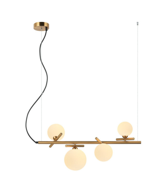 Suspension Reverso Verre,Acier Laiton