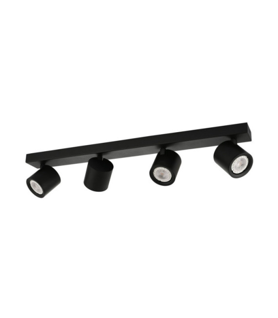Karlota barra de foco Acero, Aluminio Negro