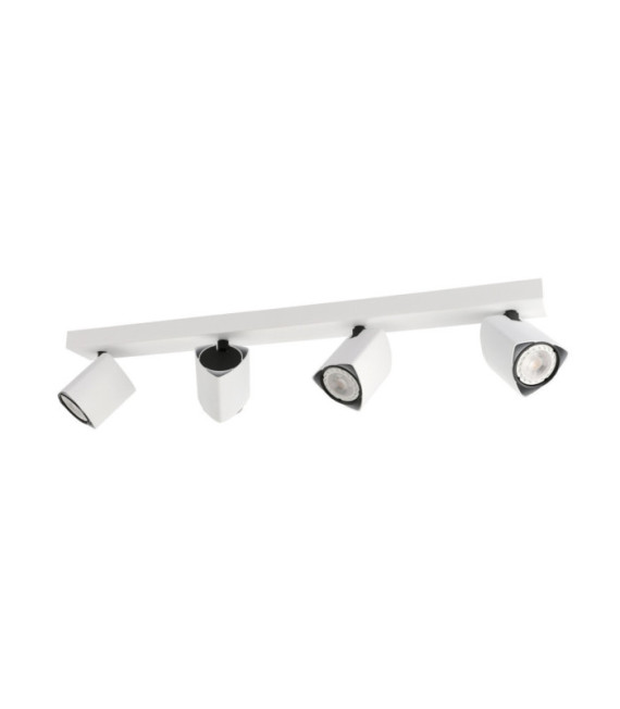 Merusa Strahlerleiste Stahl, Weißaluminium, Schwarz