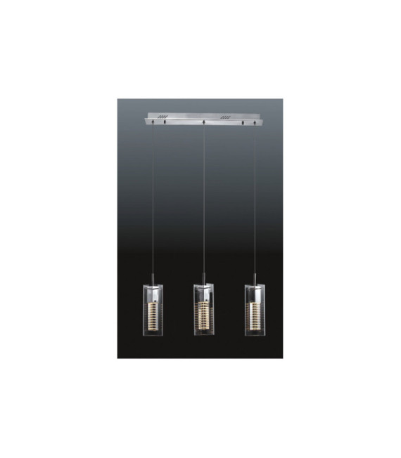 Suspension Verizon Verre,alliage métallique Chrome