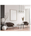 Suspension Aina Acier Noir