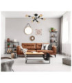 Atlantico Ceiling Light Black Steel