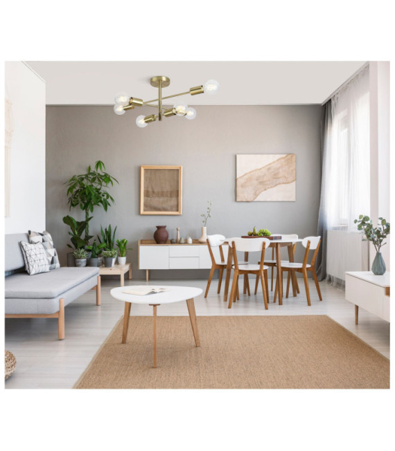 Atlantico Ceiling Light Steel Brass