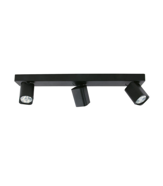 Barra de foco Senova Aluminio negro arenado