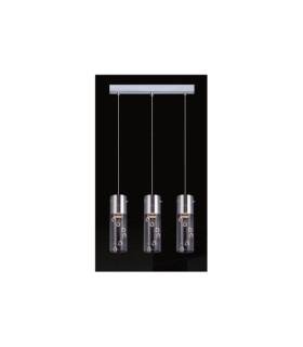 Cordell Pendelleuchte Glas, Metalllegierung Chrom