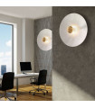 Applique murale MOON blanc mat 1 ampoule