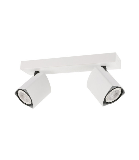 Spot Merusa Acier,Aluminium Blanc, Noir