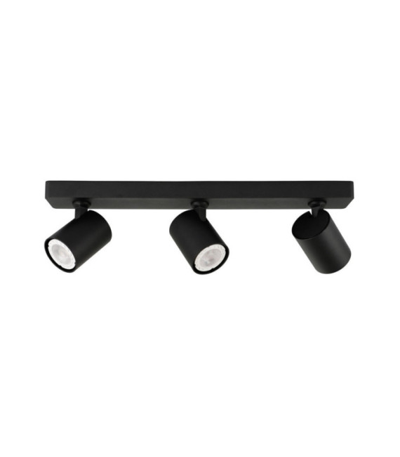 Lumsi sandblasted black spotlight bar