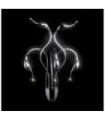 Applique murale Swan Alliage métallique Chrome