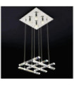 Suspension Diamond Verre,alliage métallique Chrome