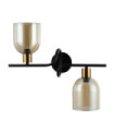 Servio Wall Light Steel Black