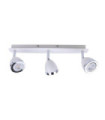Calasa spotlight bar Steel Matt white, chrome ring