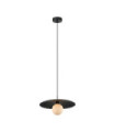 Suspension Malor Verre,Acier Noir