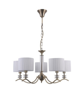 Suspension Ferlena Verre,Acier,Tissu Antique Bronze