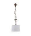 Suspension Ferlena Verre,Acier,Tissu Antique Bronze