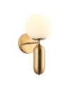 Aldeva wall light Glass,Antique Bronze Steel
