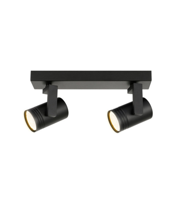 Spot Spiela Acier,Aluminium Noir