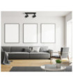 Spot Spiela Acier,Aluminium Noir