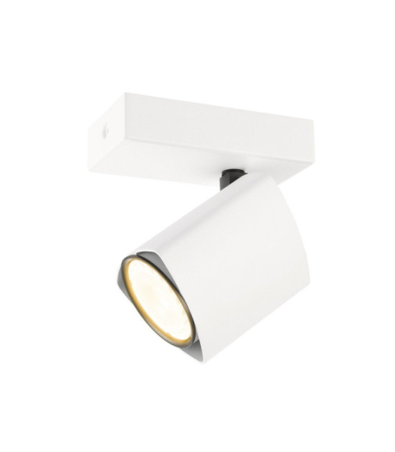 Merusa Spotlight Steel, White Aluminum, Black