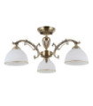 Feneza Ceiling Light Glass, Steel, Aluminum Antique Bronze