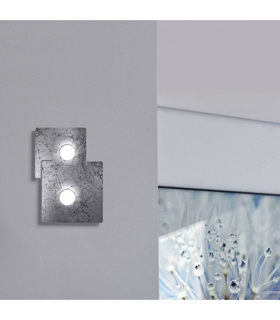 Plafonnier SQUARE blanc 2 ampoules