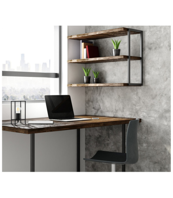 Melando Portable Floor Lamp Matte Black Steel