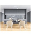 Calasa Spotlight Steel Matt white, chrome ring