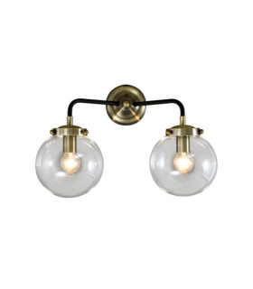 Wall light Industrial Steel Antique Bronze
