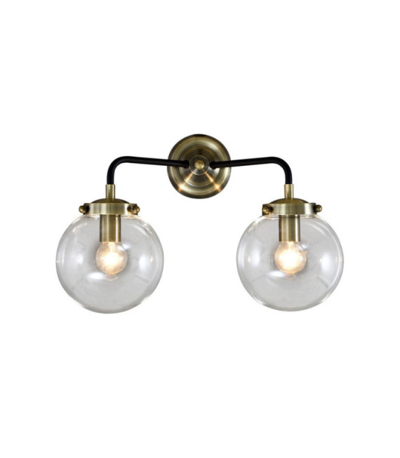Wall light Industrial Steel Antique Bronze