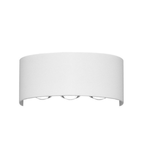 Applique murale extérieur Ortelo Blanc sablé