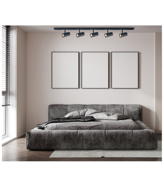 Marvi Strahlerleiste Kunststoff, Stahl, Aluminium Mattschwarz