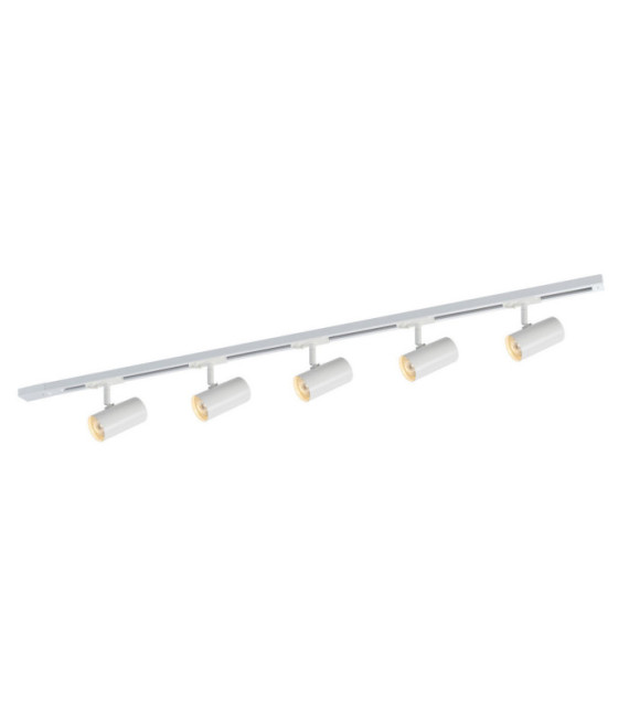 Barra de foco Marvi Plástico, acero, aluminio Blanco Mate