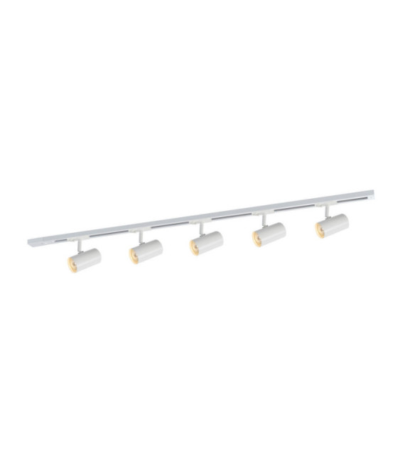 Barra de foco Marvi Plástico, acero, aluminio Blanco Mate